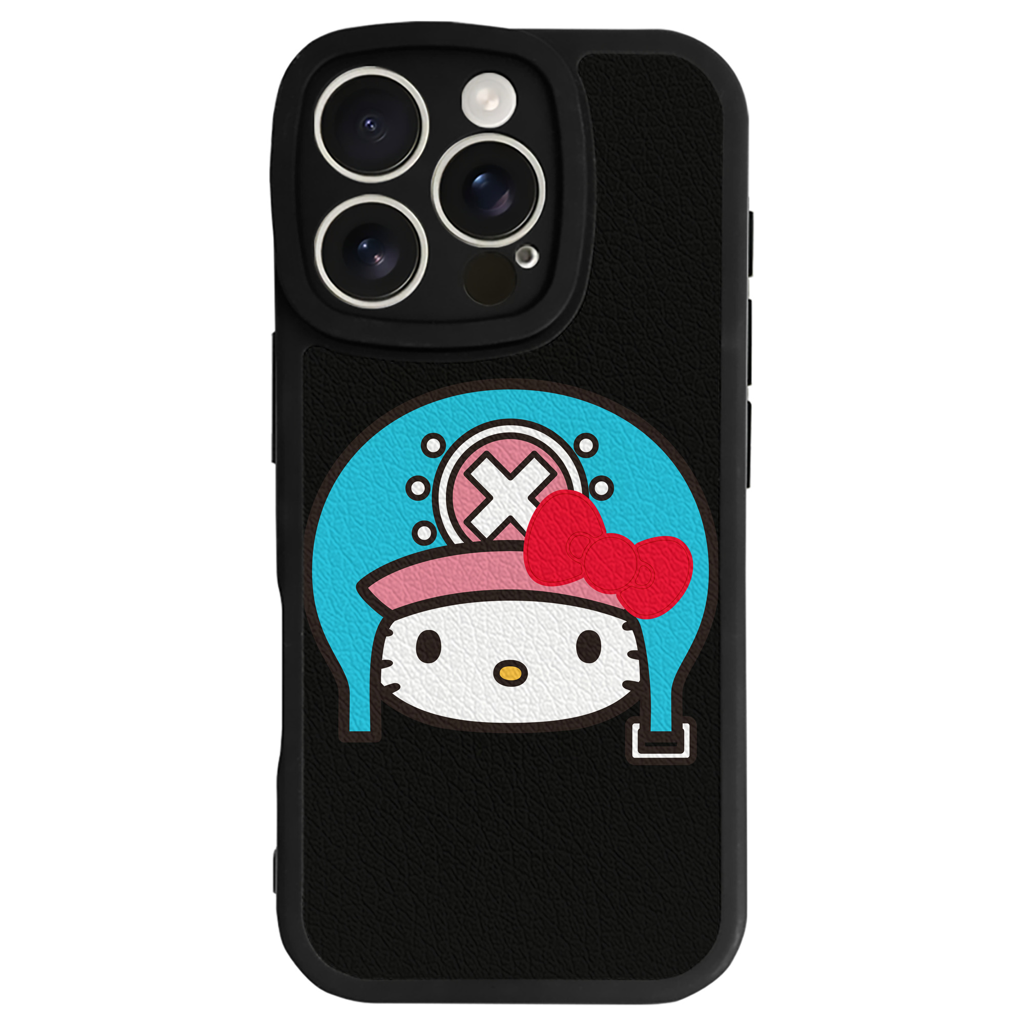 （画像用） Hello Kitty ハローキティ 【iPhone 16シリーズ対応】シリコンスマホケース（レザー調） 材質：シリコン